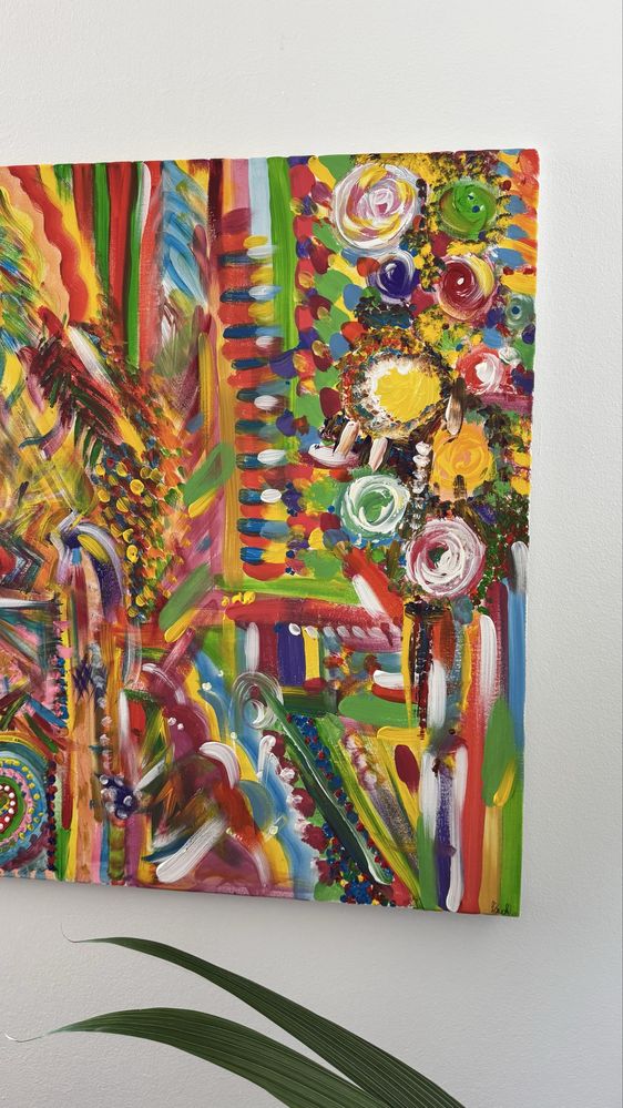 Quadro pintado à mão