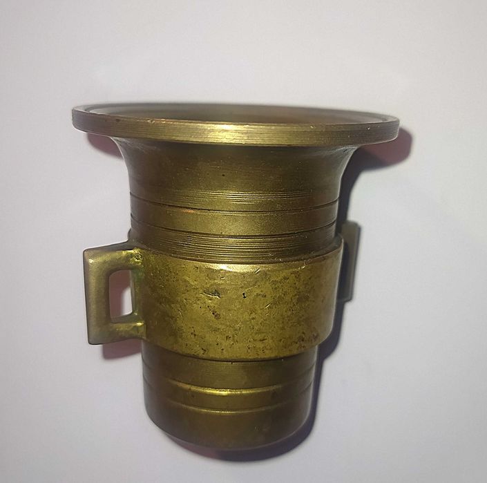 Stary MOŹDZIERZ MINI mosiężny