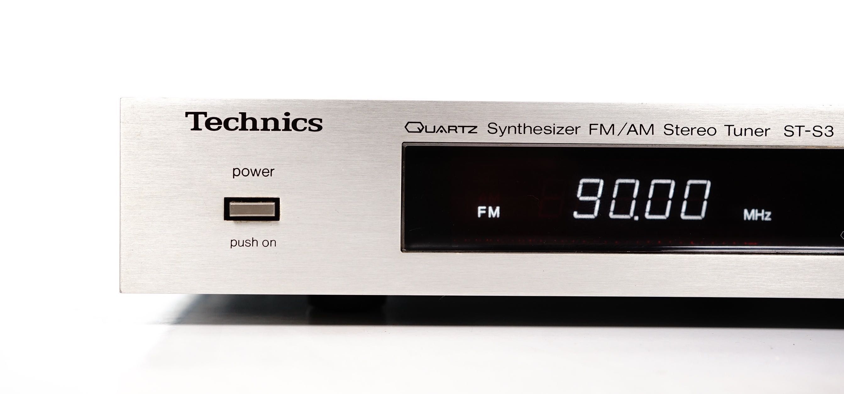 Retro tuner radiowy TECHNICS ST-S3 Vintage 1980r. FM AM * Alu