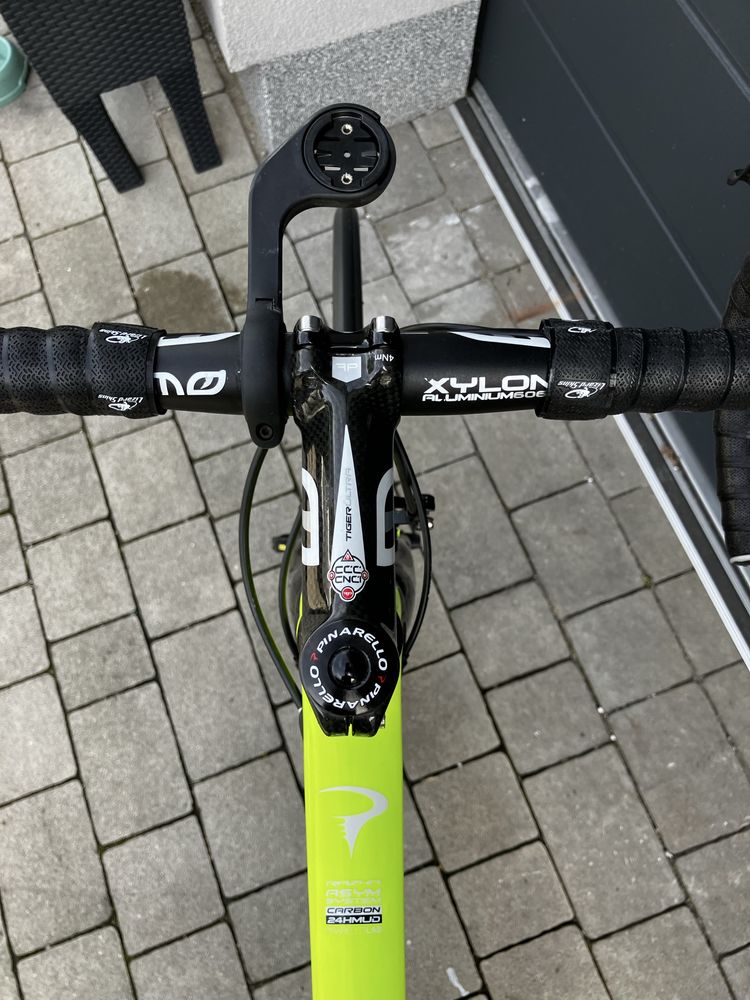 Pinarello Razha 105 – Karbonowy szosowy, Mavic Cosmic SLS, Garmin SPD