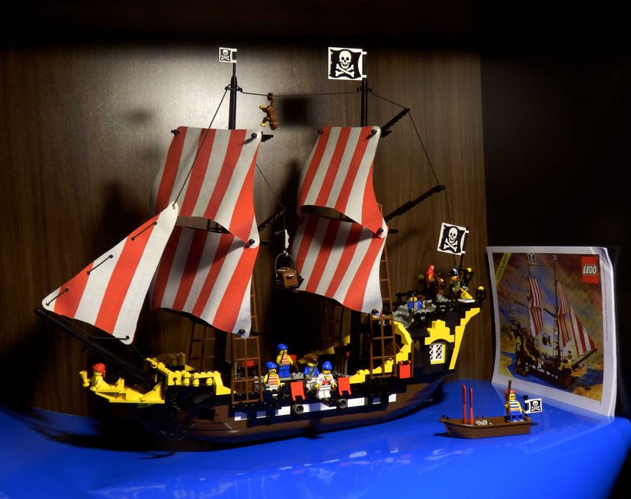 Unikat LEGO 6285 statek piracki Barracuda instrukcja prezent piraci