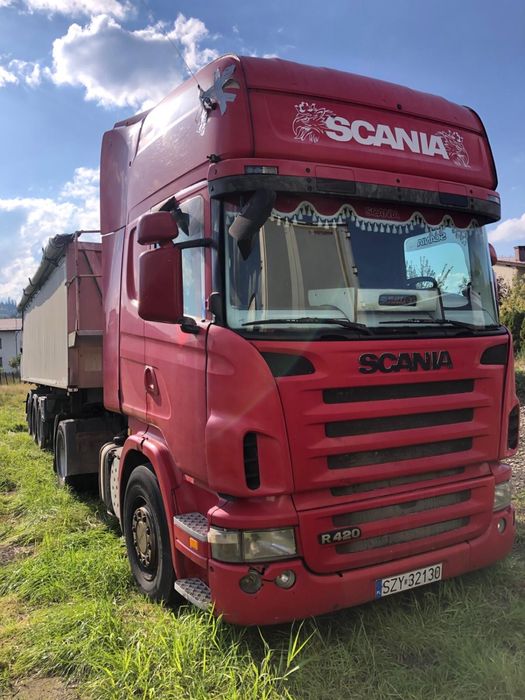 Scania r420 czerwona