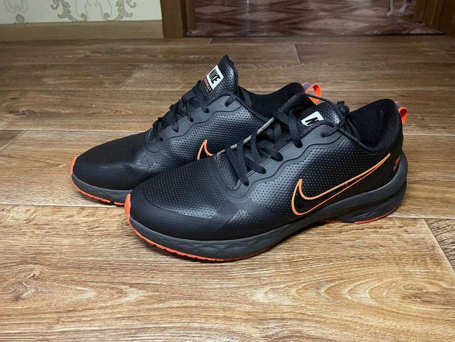 Чоловічі шкіряні кросівки Nike Zoom Winflo 8 Black Orange