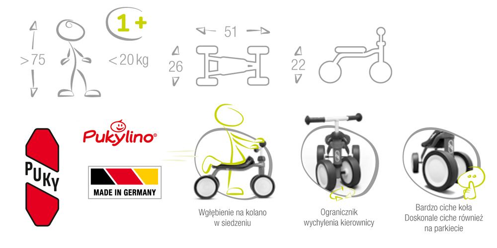 Puky Pukylino Jeździk