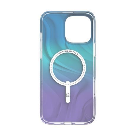 Etui ZAGG Milan Snap MagSafe na iPhone 16 Pro Max - fioletowe