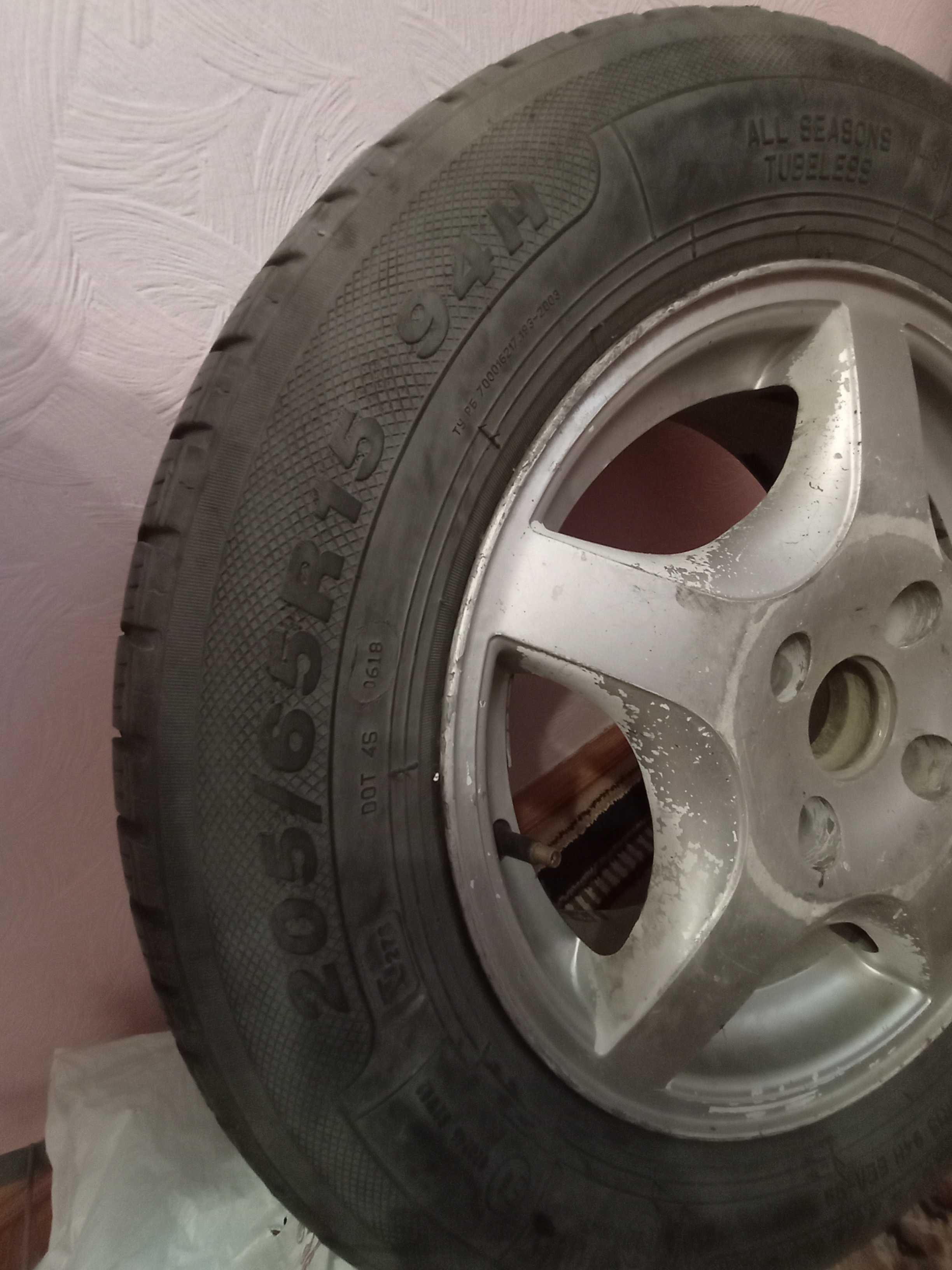 Запаска 205/65r15 чери истар (Chery Eastar)