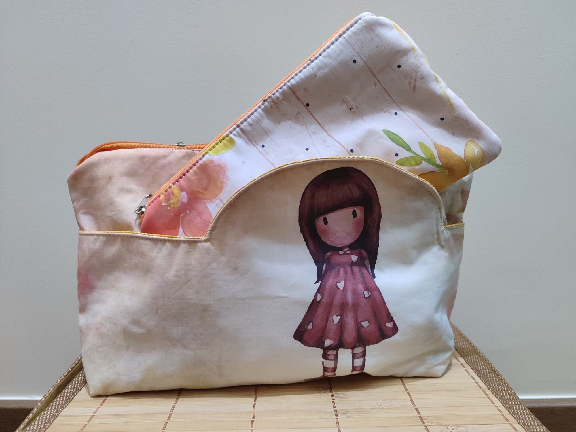 Bolsas duplas de tecido