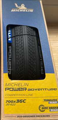 Opony rowerowe Michelin Power Adventure 700x36c gravel tubeless 2 szt