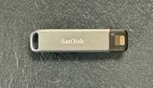 Pendrive SanDisk iXpand 128 GB Lightning, USB 3.1 typ C czarny
