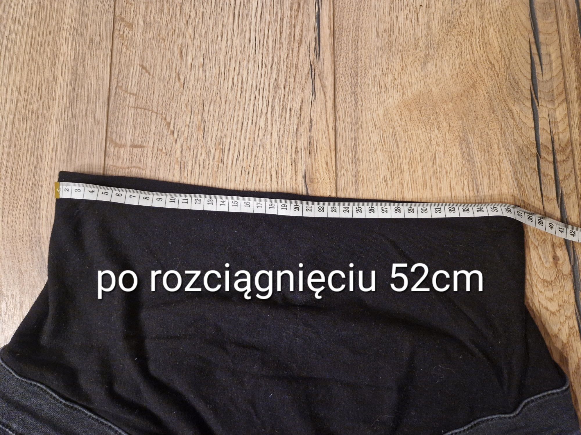 Spodnie ciążowe czarne jeansy