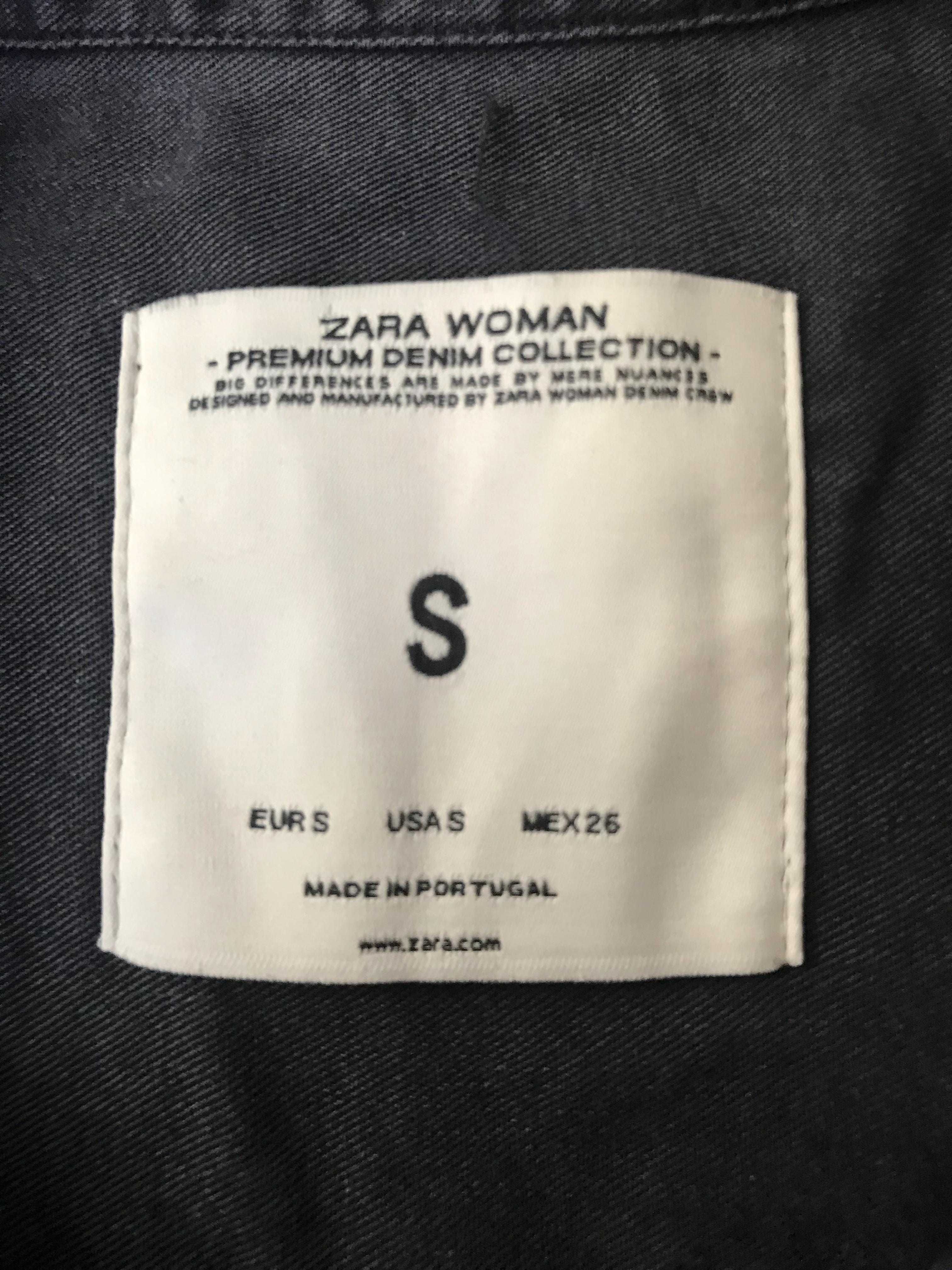 Рубашка джинсова від бренду ZARA з преміальноі лінійки  розмір S