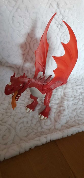 Dragão Vermelho Com Fogo Playmobil