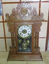 Relógio de parede em madeira antigo / vintage Boa Reguladora