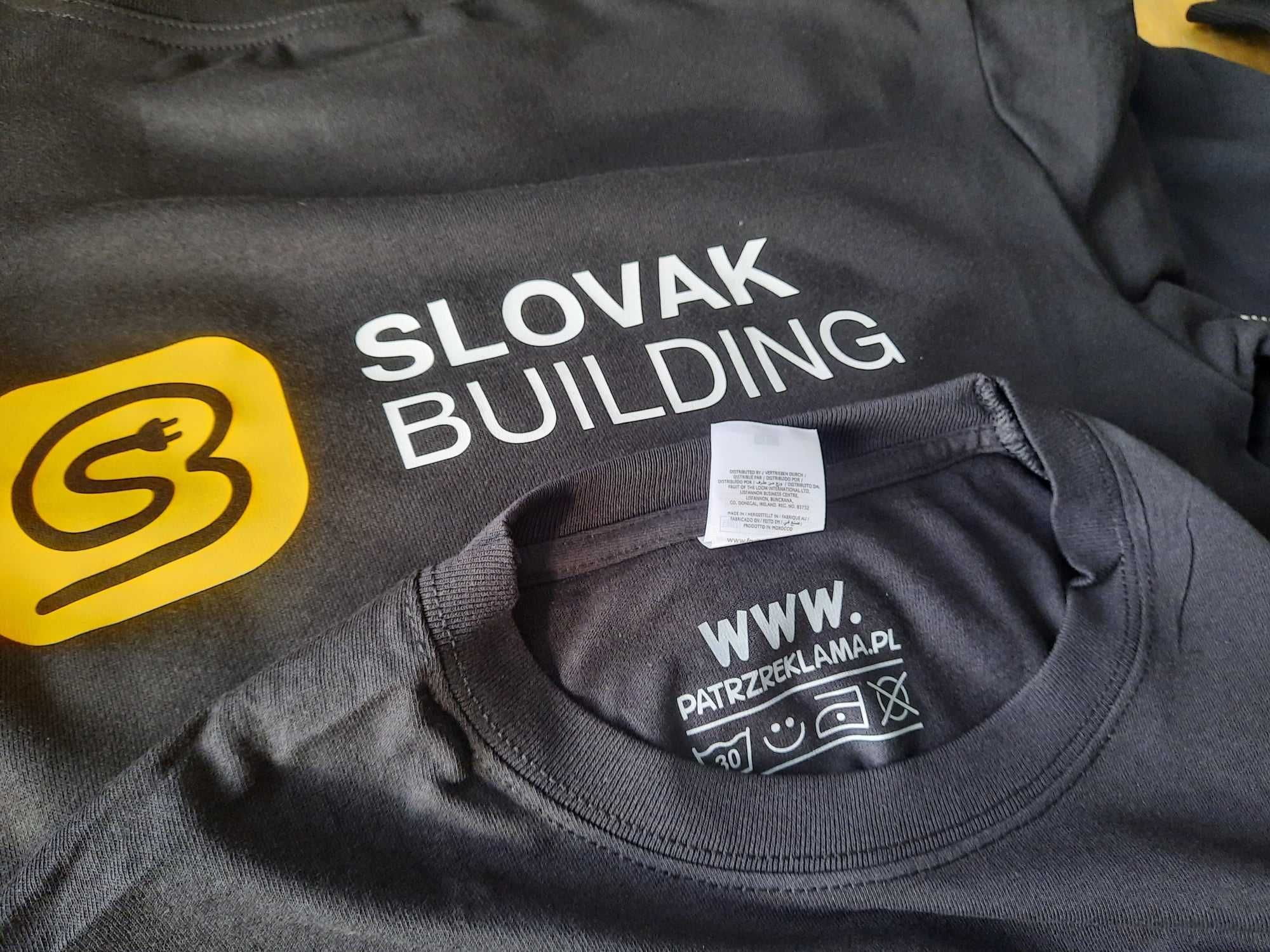 koszulka robocza z nadrukiem firmowym