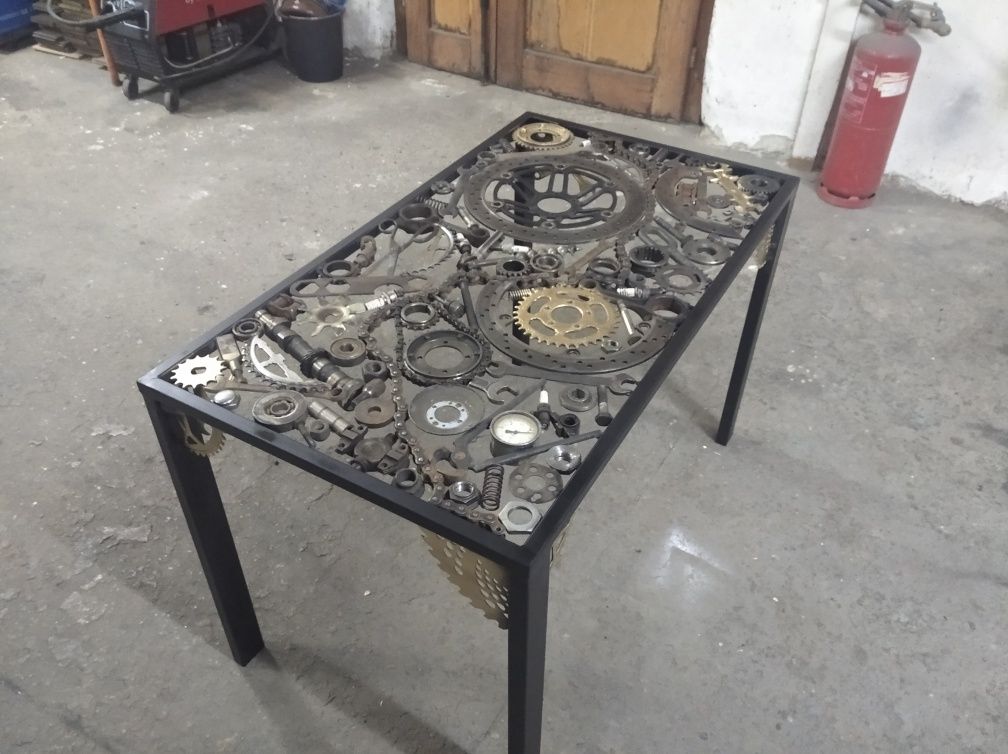 Meble z metalu industrial