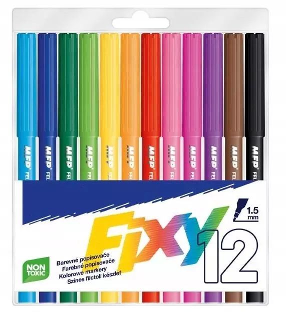Flamastry zestaw 12szt. MFP