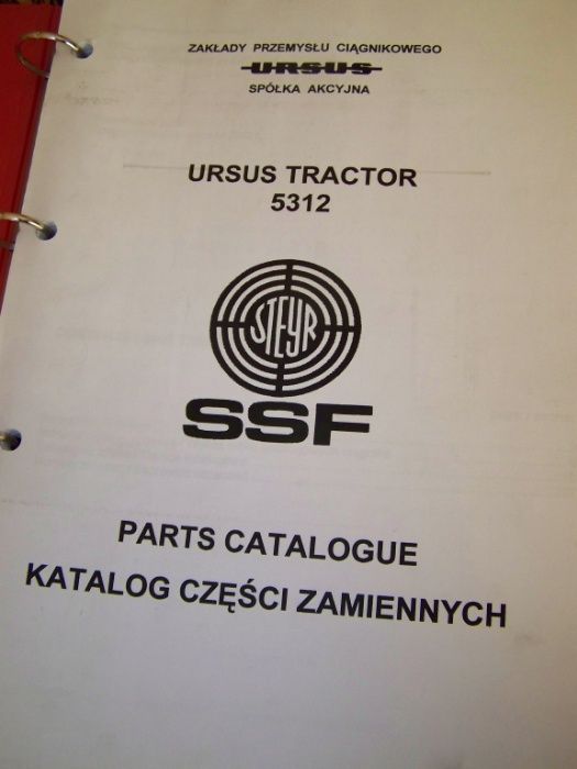 Katalog Ursus 5312 Steyr SSF oryginał nowy PL