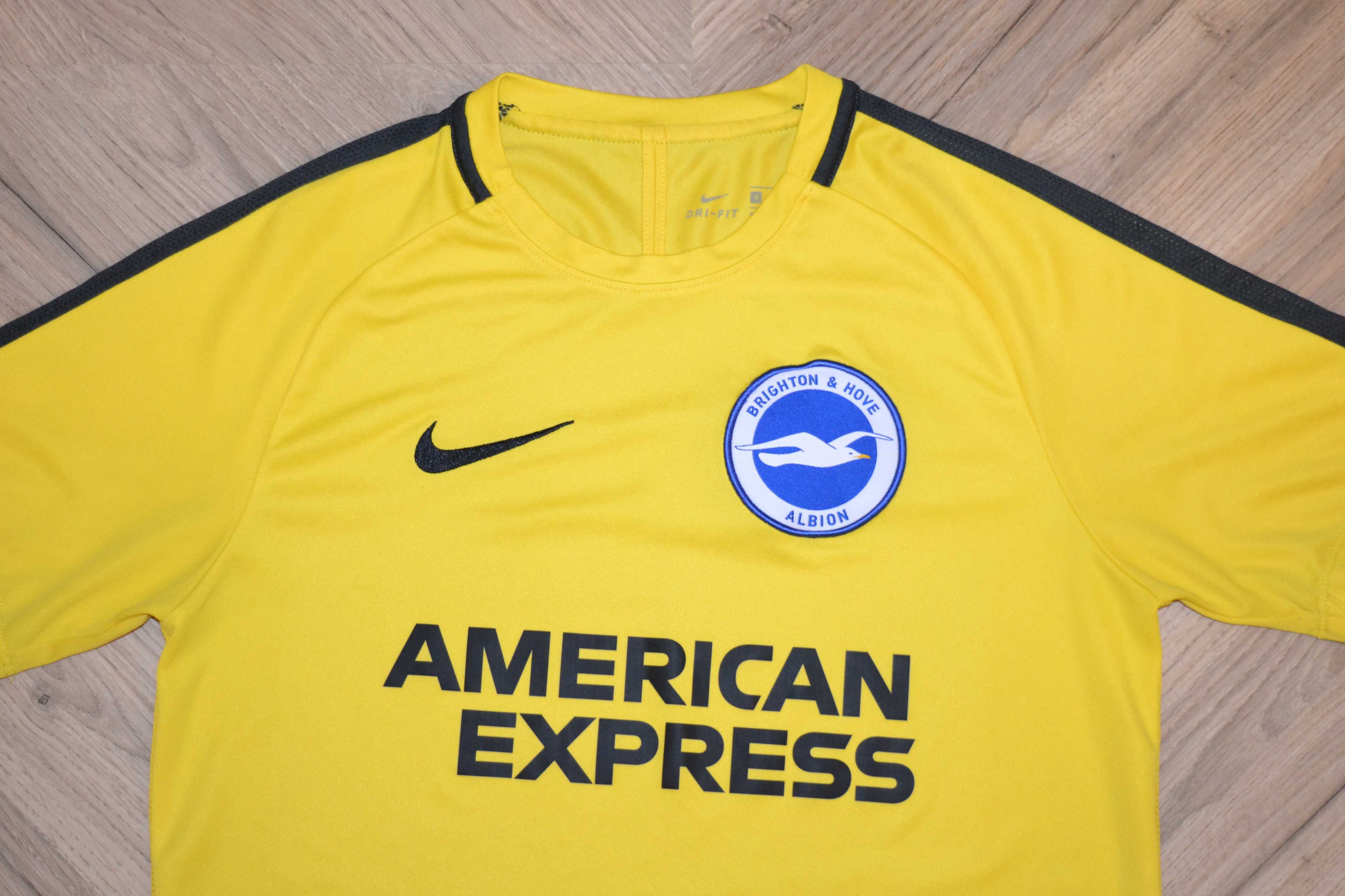 Nike _ żółta koszulka _ Brighton & Hove Albion _ sezon 2019/20 ? _ S