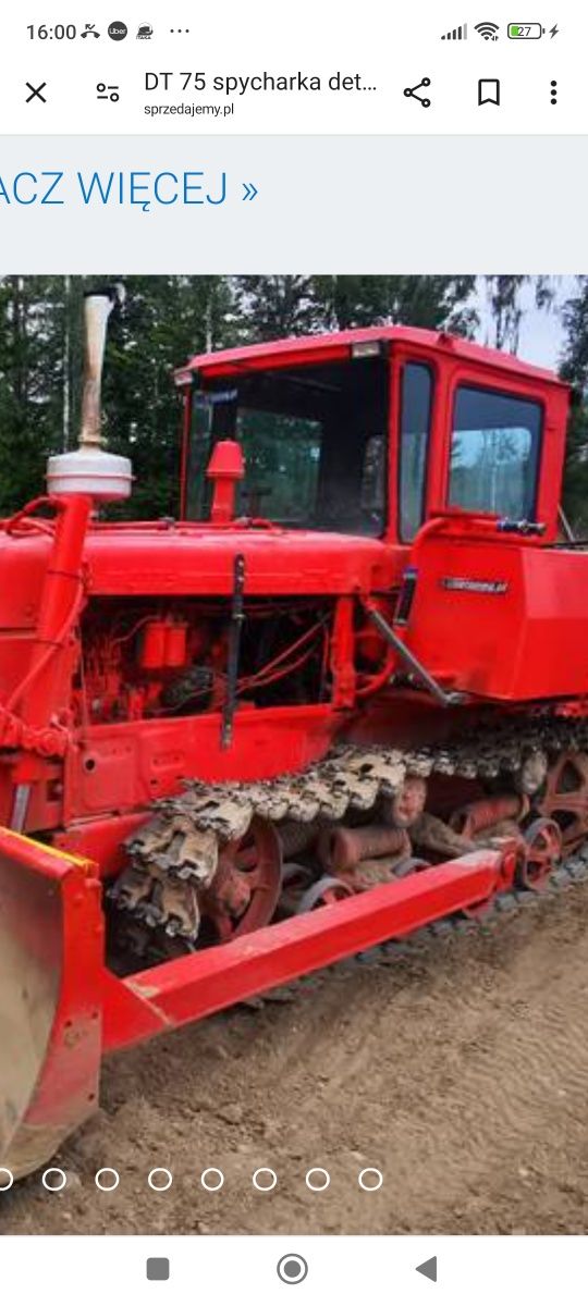 Części dt 75  spycharka