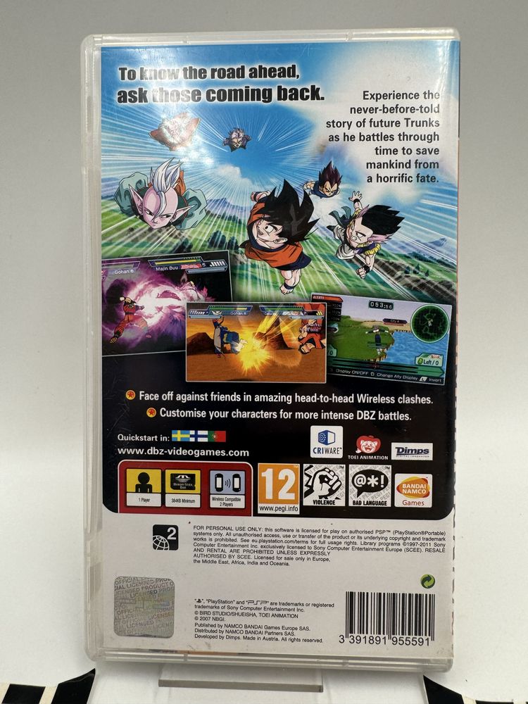 Dragon Ball Z Shin Budokai 2 PSP Gwarancja