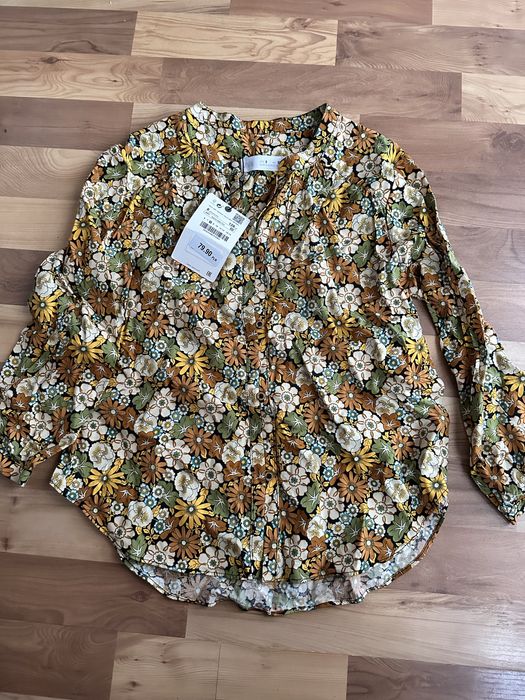 Śliczna koszula dla dziewczynki Zara r.128 nowa z metka