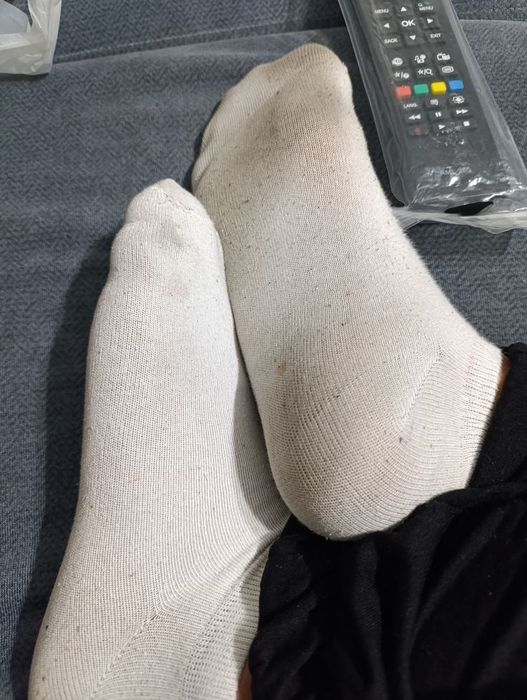 zdjęcia stóp skarpetki