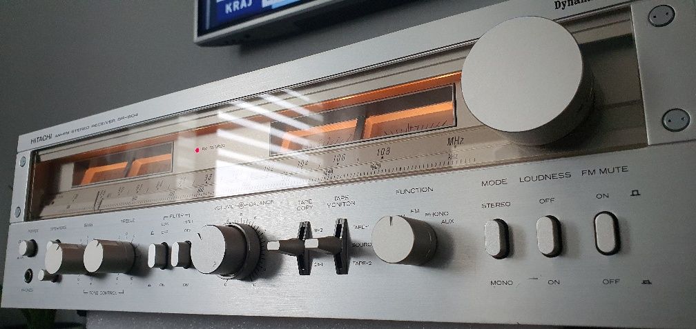 Piękny Amplituner HITACHI  SR-804  /gwarancja rozruchowa/