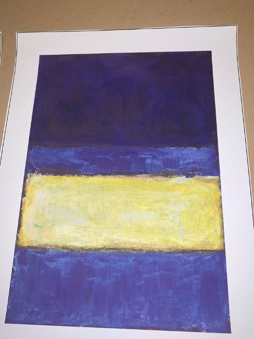 Quadro de Pintura a óleo de Mark Rothko (1968)