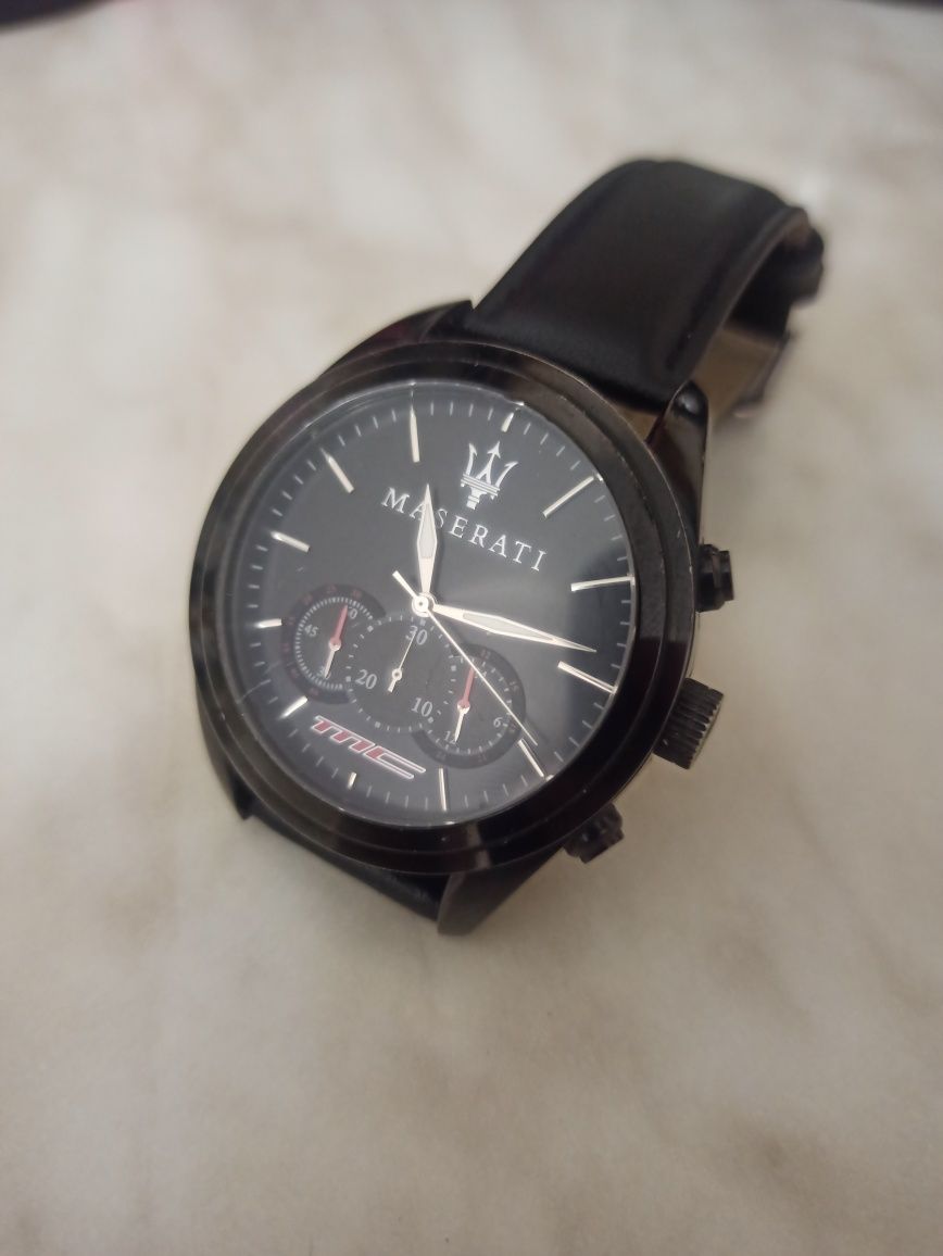 Часы Maserati chronograp 100м, годинник хронограф