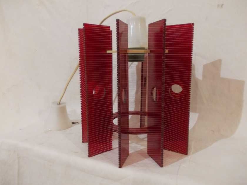 Żyrandol żyłkowy lampa design new look loft PRL