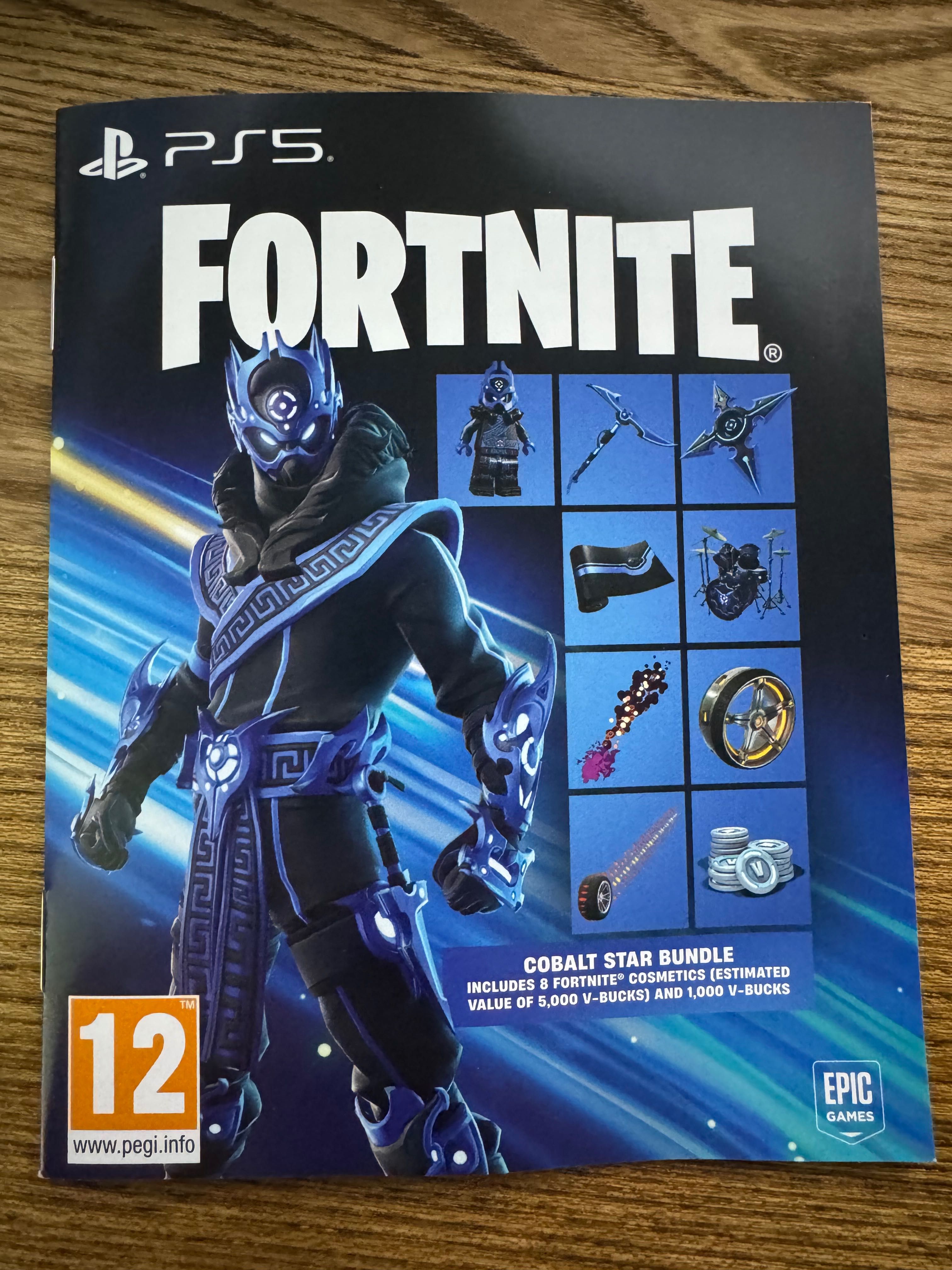 Ваучер  Fortnite cobalt star bundle
