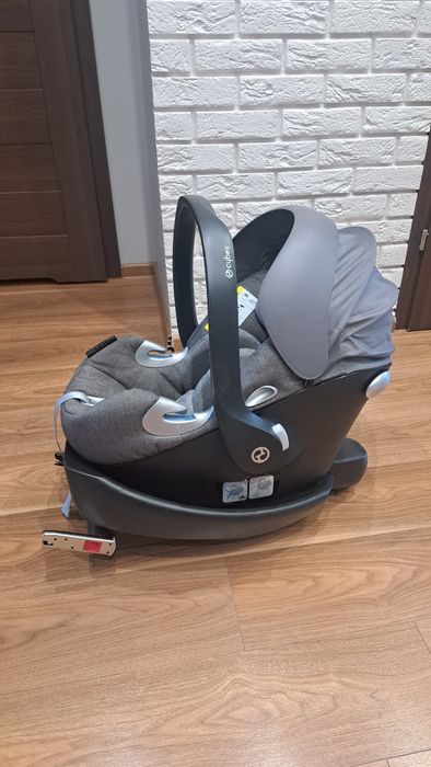 Fotelik Cybex Aton Q I-size Platinum + baza + adaptery
