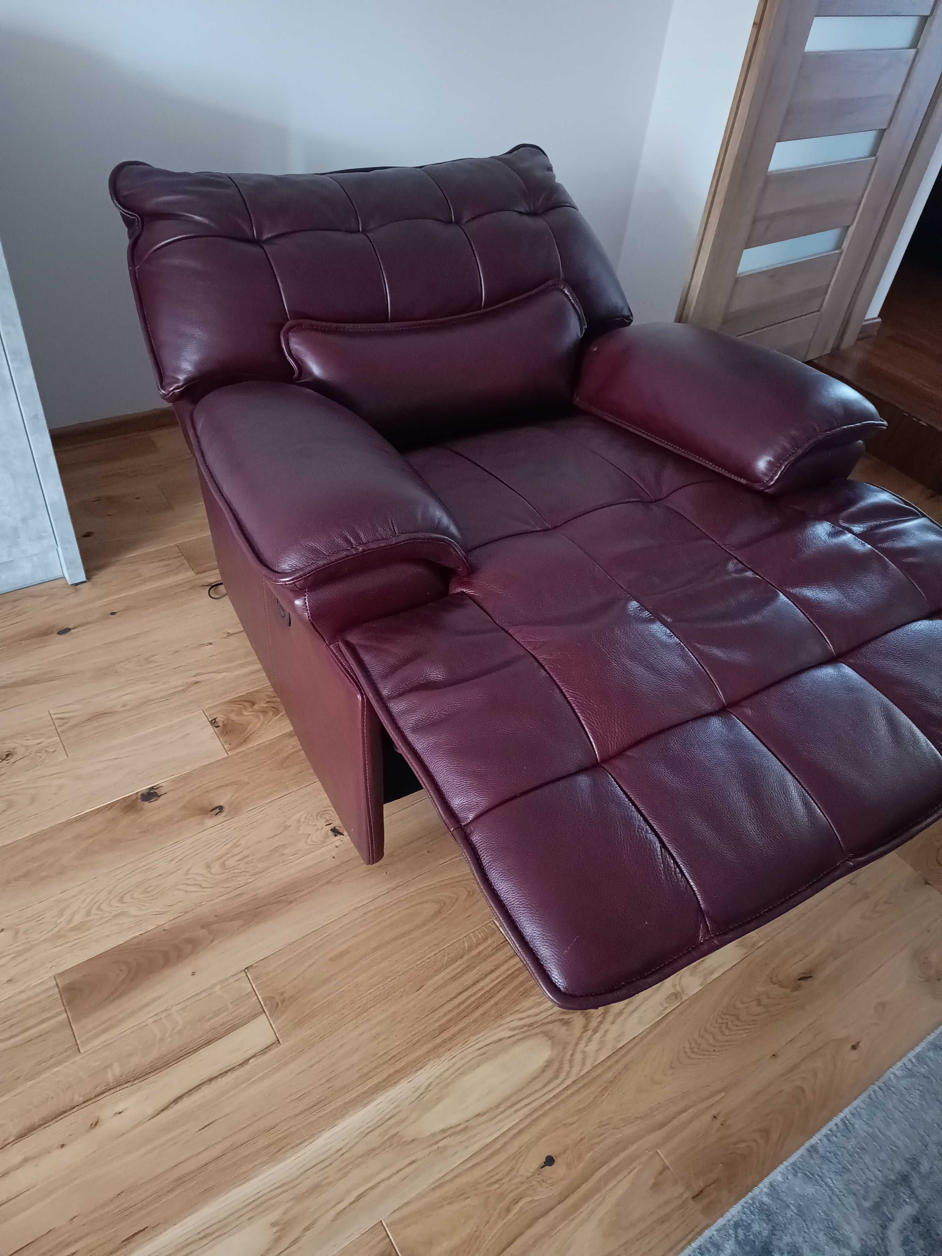 Elektryczna Skórzana Sofa i Fotel SOFOLOGY