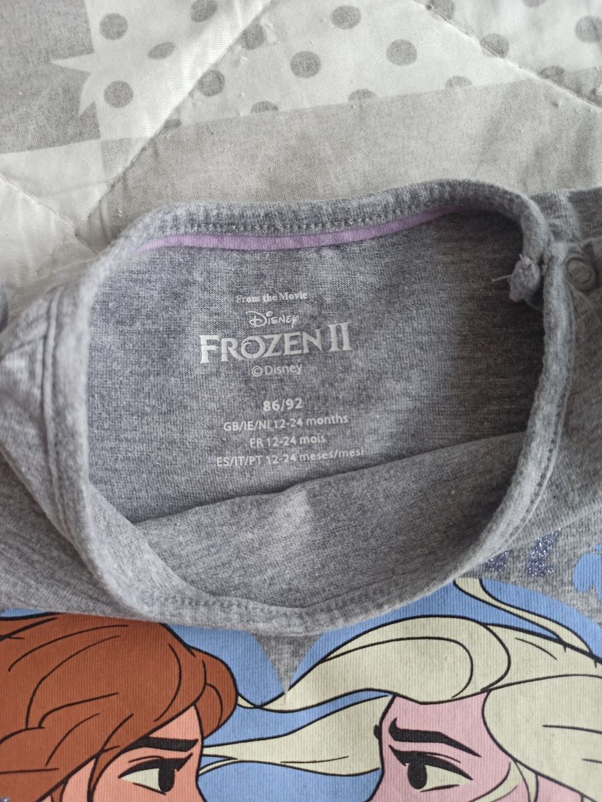 Piżama letnia Kraina Lodu Frozen Elsa Disney rozm. 86/92