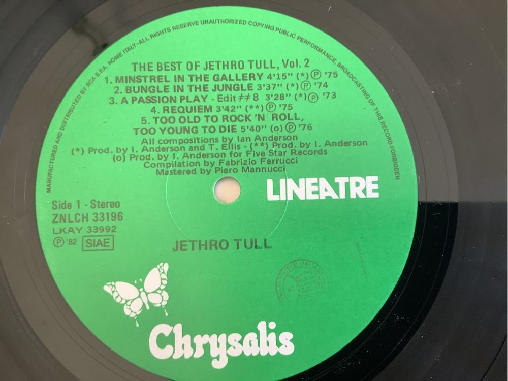 2 Vinil Jethro Tull