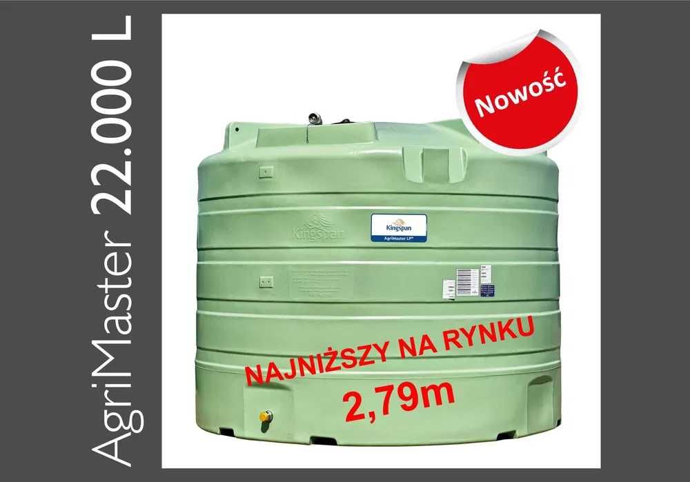 Zbiornik na RSM KINGSPAN AgriMaster 22000 Niski - tylko 2,79M