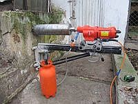 Свердління отворів в бетоні камені цеглі.