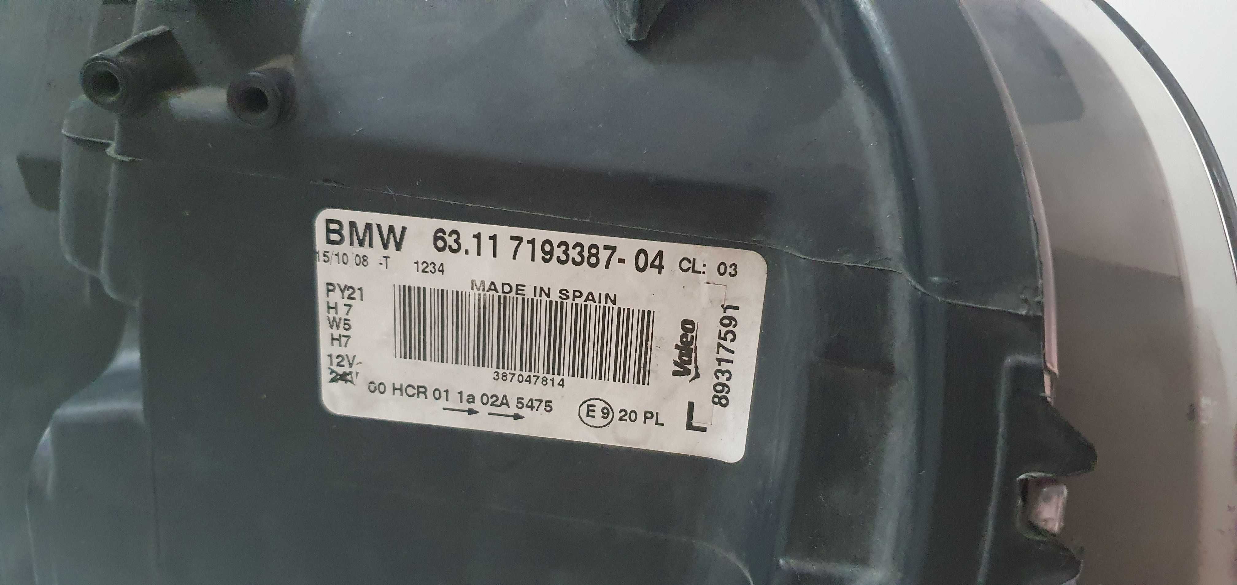 Ópticas Originais BMW Serie1 E87 - Pré LCI - Ano 05 até Ano 07