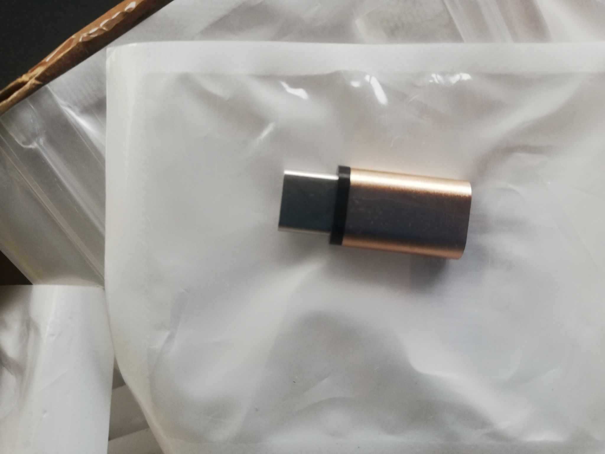 Adapter o złączach Micro USB i USB typ C