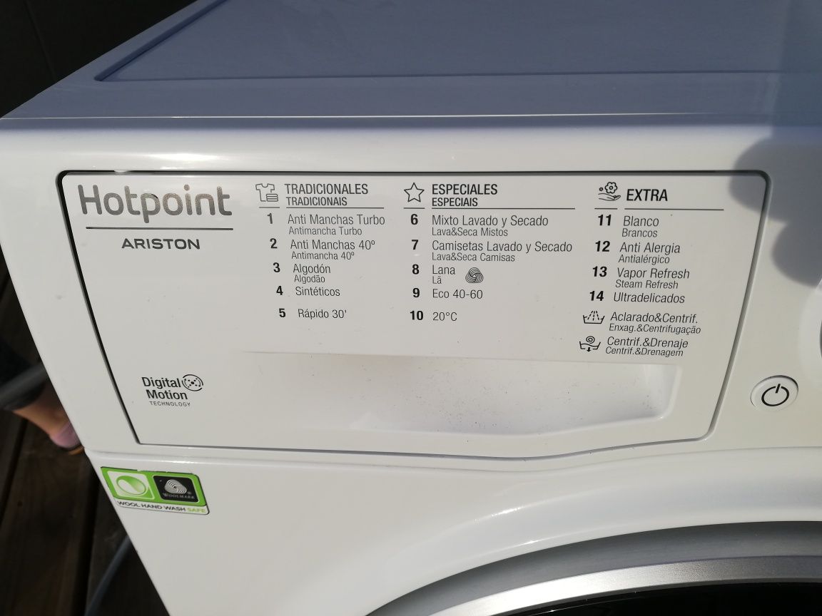 Máquina de lavar-secar roupa hotpoint ARISTON