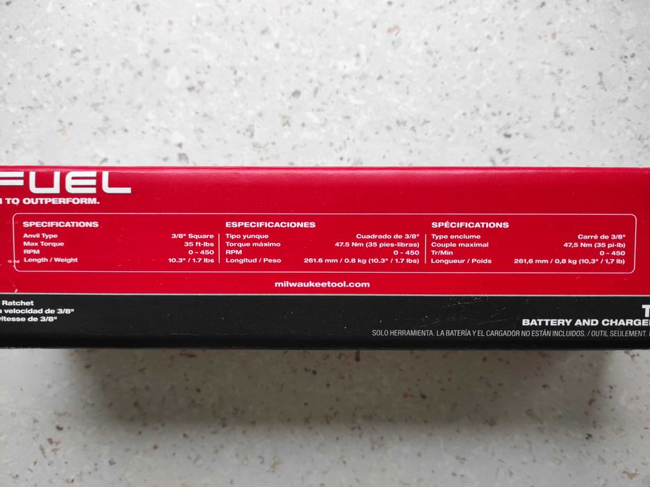 Аккумуляторная угловая трещетка 3/8" Milwaukee M12 2567-20 (FHIR38-0)