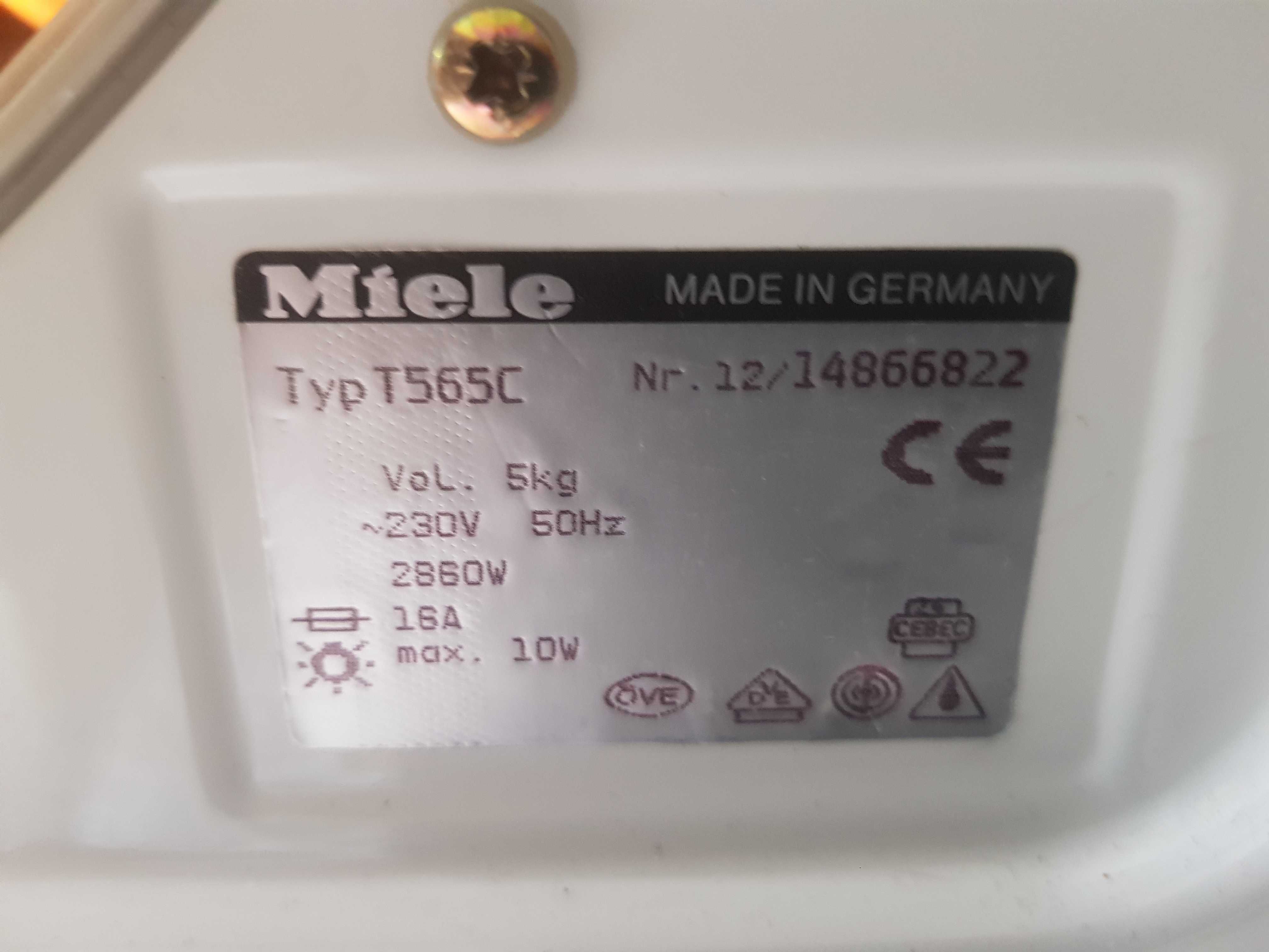 Suszarka kondensacyjna Miele Novotronic T565C do ubrań