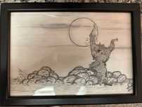 Vendo quadro carvao