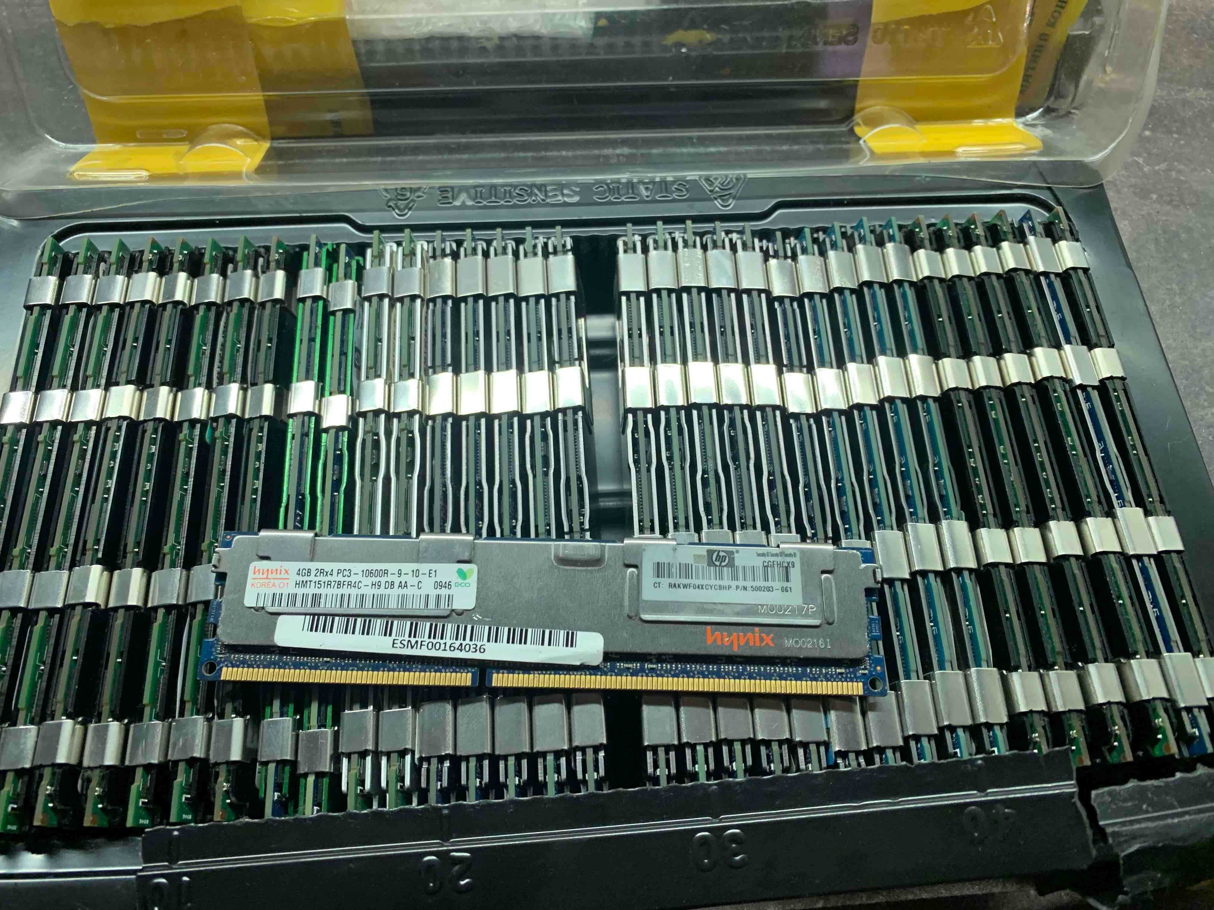 LOT-50шт. Пам’ять для серверів DDR3 4Gb ECC Registered
