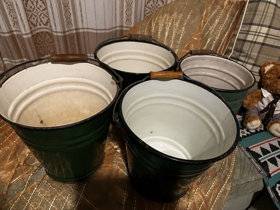Відра миска таз  емальовані алюмінієві Чугун казан/ балія оцинкована