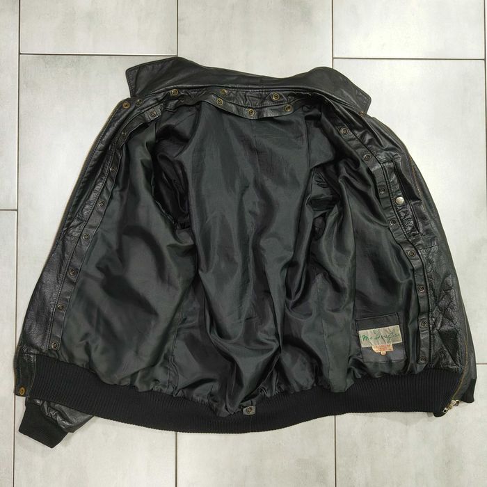 Бомбер-пілот з натуральної шкіри Mc Douglas Diffusion, розмір 50