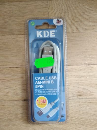 Cabo USB - USB Mini 1,5m