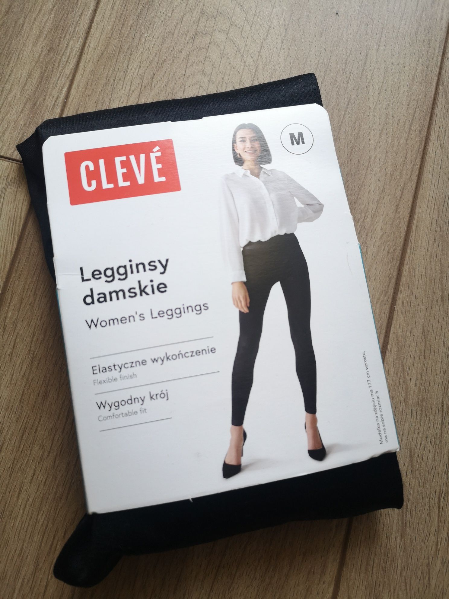 Leginsy damskie z połyskiem Cleve