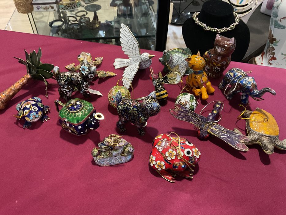 Figuras Natal decoração cloisonne ,,preço unidade 22