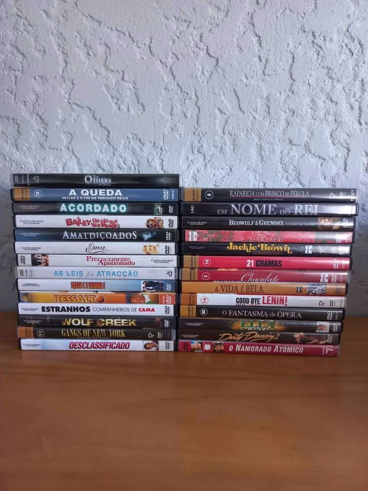 Lote 27 DVDs - Novos